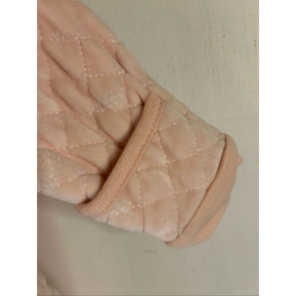 Nordstrom baby girl quilted snowsuit hooded ears - Picture 5 of 9